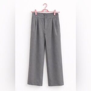 Wide leg Grey Charcoal XS petite dress pants